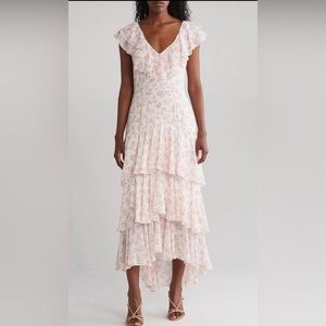 Floral Ruffle Maxi Dress